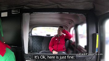 Preview 1 of Fwxx - Two blonde angels sharing cock in fake taxi