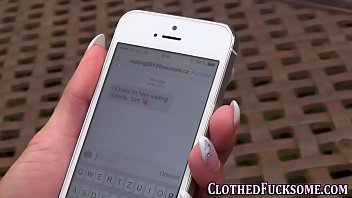 Preview 1 of Matrue Mon - Clothed euro ho jizzy