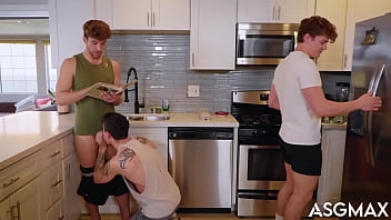 Preview 2 of Muslim Arbi Xxx - Personal Trainer Becomes Hot Couple Free Use Third - Kyle Wyncrest,  Oliver Marks,  Carter Collins - ASGmax