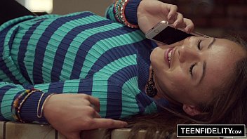 Preview 1 of Hot Mom Breakfast Boy - TEENFIDELITY Holly Hendrix Trades Anal For a Creampie