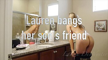 Preview 1 of Desire5k - Lauren DeWynter bangs her son&#039_s friend (short version)
