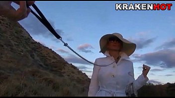 Preview 3 of Matura Anal Mon - Obedient Mature wife in the street,  secret public submission