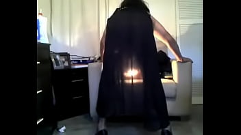 Preview 2 of Alighati - DEVORA SEXUAL CON VESTIDO NEGRO