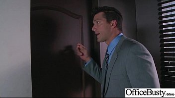 Preview 4 of Midnight Brandilove - Office Big Tits Girl (Eva Angelina) Realy Love Hard Baning clip-19