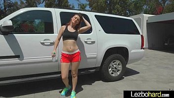 Preview 1 of Xxxxvedio - Amateur Lez Girls (Karlie Montana &amp_ Aidra Fox) Kiss Lick And Play In Sex Tape clip-18
