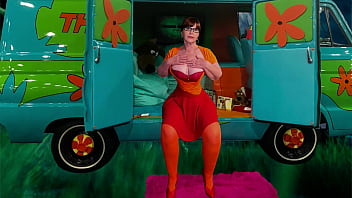 Preview 4 of Stepson Fuck Mother - Granny Velma Dinkley: It&#039_s No Mystery - Fingered &amp_ Licked To Orgasm!