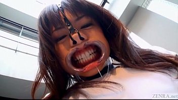 Preview 1 of Karima Kahba Gang Bang Bagnolet - Subtitled weird Japanese face destruction shaved