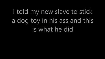 Preview 1 of Chubby Italy - Straight slave Micheal fucks chew toy