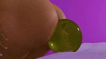 Preview 2 of Rough Drilled - Helga Bubbles Ava With Her Farts
