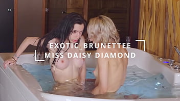 Preview 2 of Books Masalna - Wet and Messy SQUIRT Lesbian Sex in the Jacuzzi in 4K