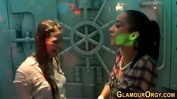 Preview 1 of Power Ranger Blue Rape - Classy sluts fuck at orgy