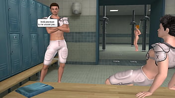 Preview 1 of Crossdressin In White Minidress - 3D Gay Sex Animated Prince of D&eacute_sert (french version)
