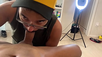 Preview 3 of Sixy Tits - MARCOS GOIANO - BLOWJOB &amp_ CUMSHOT WORSHIP