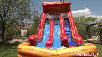 Preview 1 of Baby Hony Wala - Outdoor les babes toying with strapon