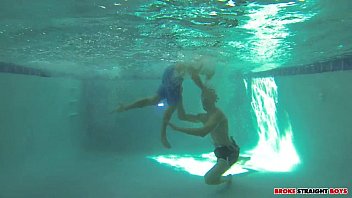 Preview 1 of Amazingel Sauna - Johnny &amp_ Adam Fuck Underwater Bareback