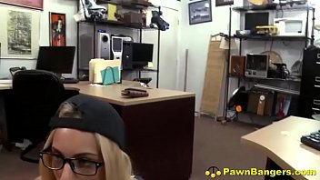 Preview 3 of White Wife Paying Off Debts - Naughty Blond Newlywed Cheats Her Hubby To Reclaim Pawned Ring