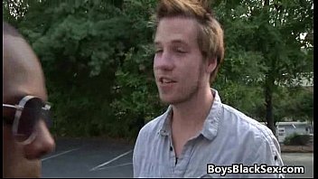 Preview 2 of Money For The Sex - Black Gay Dude Fuck White Skinny Cute Boy In His Tight Ass 21