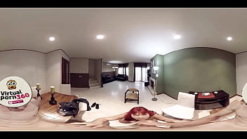 Preview 4 of Wide Dirty Pink - VR Porn Redhead May fucked on the table | Virtual Porn 360