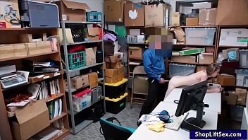 Preview 3 of Moviexvideoa - Very tight thief pounded by LP officer in the back office
