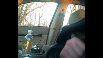 Preview 1 of Do Girls Ek Boy - Cought stroking my cock and she spies in car
