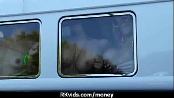 Preview 4 of Ass Lck Piercng - Sexy teen nails her butt on hard dick for cash 14