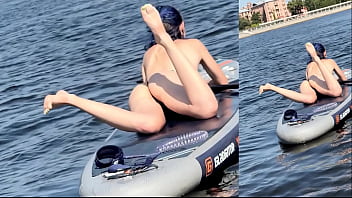 Preview 1 of Farmers Xxx - Sunset Romance: Bikini Babe Date on Paddle Boards Leads to Steamy Night of Passion