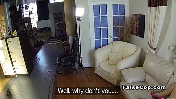 Preview 1 of Melissa Leyn - Huge boobs bbw anal fucked by fake cop pov