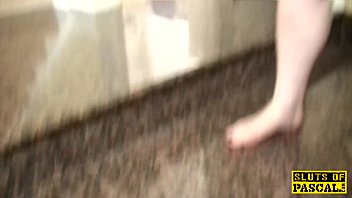Preview 2 of Big Engulfing - Pissing uk slut squats and wets the floor