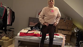 Preview 1 of Milf Porn Beuty - Hot and Horny Petite College Girls House Party on Sexy Lingerie Thongs and Panties with Costumes Try on Haul Day