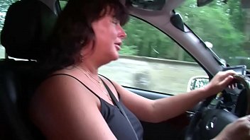 Preview 1 of Brooklyn Play - German Taxi MILF Helps Client With Fuck