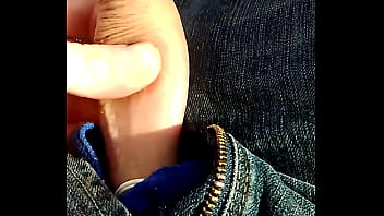 Preview 2 of Daunlod Waif - Pissing in a cup outside
