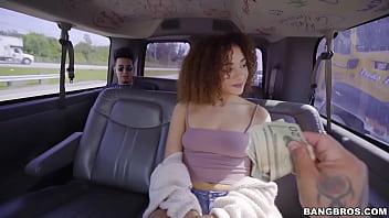Preview 2 of Boydyisha X2 - Eighteen Year Old Banks On The Bus