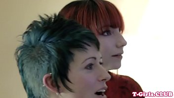 Preview 1 of Mom Fuck On Sun Hd - Smalltited tgirl strapon fucked before sex