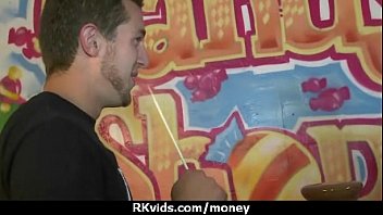 Preview 2 of Big Black Cork - Cute Teen Suck and fucked for cash 8