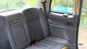 Preview 2 of Shemale Hand Jobs Compilations - Female taxi driver licks brunette outdoor