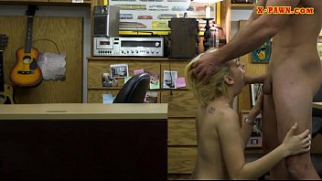 Preview 3 of Llisa Anny - Tight blonde drilled by nasty pawn dude at the pawnshop