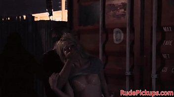 Preview 2 of Ddf Fisting - Stranded teen facialized in public by a dom