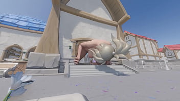 Preview 3 of Fstm - Growing Giantess Mercy Outgrows Blizzard World Spawn Room!