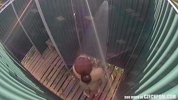 Preview 2 of Japanese Wife Forced By Bbc - BUSTY GIRL Wearing Swimsuit in Pool Cabin