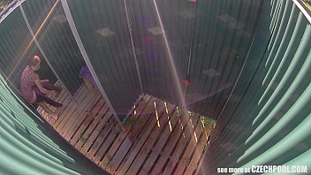 Preview 4 of Japanese Wife Forced By Bbc - BUSTY GIRL Wearing Swimsuit in Pool Cabin