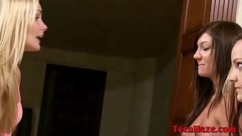 Preview 3 of Crimson Steel - Gorgeous Lesbian College Chicks Munch Pussy