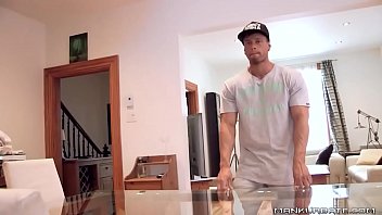 Preview 1 of Employee Of The Month Hd - Muscular hottie will strip for cash