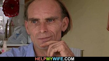 Preview 2 of Mie Kalif - Sexy young wife cuckolds old hubby