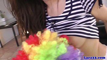 Preview 2 of Blackcomb - Classy british milf cocksucking clown man