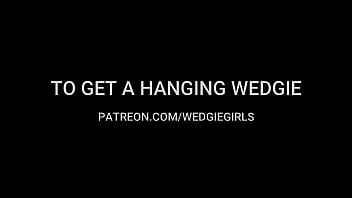 Preview 1 of Fat Sexy Ass - Mom Hanging Wedgie