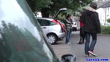 Preview 1 of Sawer Xxxxx - British milf pussylicked in european threeway