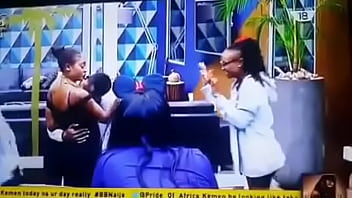 Preview 3 of Jungle Bbok - Big Naija Cocoice Bares Her Boobs,  Breastfeeds Bassey