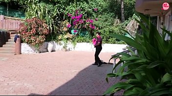 Preview 1 of Femdom Ball Boxing - Bgrade Actress sex with producer.MP4