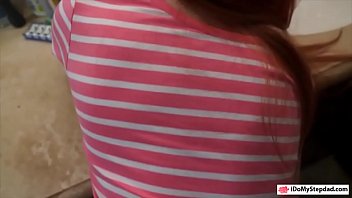 Preview 3 of Rvina Xsx Xxx - Very slim redhead teen slut Krystal Orchid nailed by stepdad