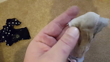 Preview 4 of Sex Toelt Fn - My wifes panties after she was fingered